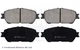 ADT342164 BLUE PRINT Brake Pad Set, Disc Brake for Toyota