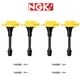 NGK Laser Iridium IX Spark Plug + Racing Ignition Coil For Nissan Sentra 1.8L L4