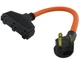 Flexible Power Distribution Adapter NEMA TT-30P to 3 NEMA 5-15R by AC WORKS&reg;