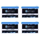 Mighty Max 12V 12Ah Lithium Replaces Yamaha EF3000iSEB PortableGenerator - 4Pack