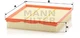 MANN FILTER C 27 161 AIR FILTER FOR FORD AUSTRALIA