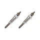 2 Glow Plugs For Kubota B5100, GL-4500, GL-5500, GL-6500 with 2 Cylinder Engines