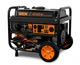 WEN 4750-W Hybrid Dual Fuel Portable Generator with Electric Start and Wheel Kit