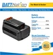 40V 2Ah Li-ion Battery for Black&Decker LBX2040, LBXR36, LBXR36-2, LBX36