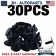 30x Fender Liner Retainer Clip Fastener Rivet Screw Fit Jeep Chrysler Dodge Ram