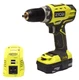 Ryobi 18V ONE PLUS + 1/2" Drill P208B w/ 2Ah Battery & Power Source RYI150BGVNM