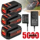 40V 5.0Ah for Black Decker 40 Volt Max Lithium Ion Battery LBXR36 LBX2040 4.5Ah