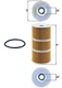 Mahle Ox 389/1D Oil Filter for Fiat,Mercedes-Benz,Nissan,Opel,Renault,Vauxhall