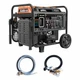 GENMAX 10500 Peak Watt Tri Fuel Open Frame Inverter Generator,with ATS,Quiet ...