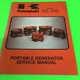 Kawasaki Kg550a 750a 1600a 2900a Portable Generator Manual