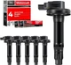 MAS 6Pcs Ignition Coil Pack & Motorcraft Platinum Spark Plug SP520... 