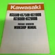 Kawasaki Kg550b 750b 1100b 1600b 2900b  Portable Generator Manual