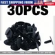 Clips 6506293AA Black Fender Liner For Jeep Grand Cherokee Nylon Push Pin