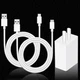 3 ft/1m Type C USB-C & Micro Cable Power Adapter f ZTE Blade Max 3 Z986U Phones