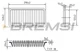 BREMSI FA1272 Air Filter for Subaru, Toyota