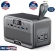 Portable Power Station 28,000mAh LiFePO4 Battery 100W(200W Peak) Solar PowerBank