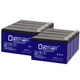 Mighty Max 12V, 9Ah, GEL, NB Terminal, Battery Replaces Generac XT8000E - 8 Pack