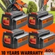 1-4PACK 40V 4.0Ah for Black Decker 40 Volt Max Lithium Battery LBXR36 LBX2040