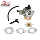Carburetor W/Fuel Line Fit For Honda 16100-ZF6-V01 GX390 GX340 11HP 13HP