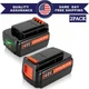 40 Volt for Black and Decker 40V Max 3.5Ah Lithium Battery LBX2040 LBXR36 LBX36