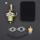 Carburetor With Gaskets For PowerSmart PS50 2HP 900/1000 Watt Gas Generator