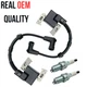 2pk Ignition Coil 30500-Z6L-043 & spark plag  for Honda GX630 GX660 GX690 GXV630