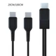 20cm/1m Type-C Charging Cable Power Supply Wire for Reliable & Long-Lasting Use