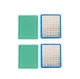 2x Air filter for Coleman Powermate PM0401853 PM0401852 1850 1500 Watt Generator