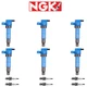 6 High Performance Ignition Coil & NGK V-Power Iridium Spark Plug Fits Sedona