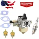 Generator Carburetor Fits Honda Gx160 Gx168 Gx120 Gx200 5.5hp 6.5hp Engine Motor