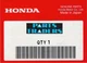 NOS Genuine Honda Valve Tappet Shim HR17 HR173 EG650 EM500 EX1000 14809-892-000