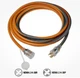 RIDGID 25 ft. 10/4 Heavy Duty Outdoor L14-30 Amp Generator Extension Cord Orange