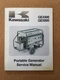 KAWASAKI GE4300 GE5000 PORTABLE GENERATOR SERVICE MANUAL PART NO. 99924-2040-01