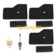 3x Air & Outer Filter Kit For Honda 17211-Z07-000, 17218-Z07-000, EU2000 EB2000