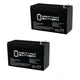 12-Volt 9AH SLA Replacement Battery for Portable Dewalt DXGNR8000-2 Pack