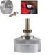 Aluminum Extended Run Fuel Gas Cap w/ Brass Hose For Yamaha EF2000is EF1000is