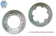 FRONT AND REAR BRAKE DISC KIT HONDA SH R SPC 2F 3ED 300 2008 2010