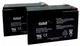 2 Pack Casil 12v 8ah for Yamaha EF2400iSHC EF2000iS EF1000iS Portable Generato