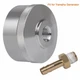 Extended Run Gas Cap Adapter & Brass Hose for Yamaha EF2000is EF1000is (Silver)
