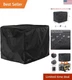 Outdoor Generator Cover 32x24x24 Inches, 600D Heavy-Duty Oxford Fabric, Dustp...