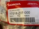 10 Genuine Honda  17218-Z07-000 Air & Outer Filter