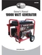 Owners Manual & Parts All-Power 10,000-Watt Portable Generator Model APGG10000