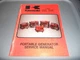 Kawasaki Service Manual KG550A KG750A KG1600A KG1100A KG2900A 99963-0046-01