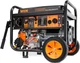 WEN DF1100X 11000-Watt Electric Start Portable Generator with Wheel Kit and CO S